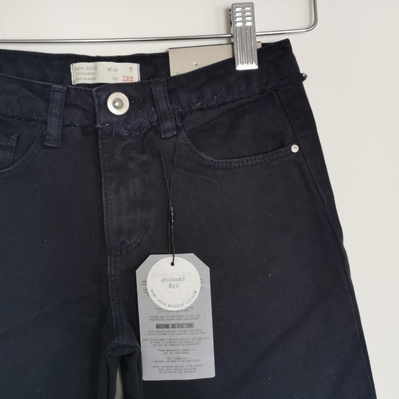 Zara Girls wide leg Denim crops - Picture 2 of 5